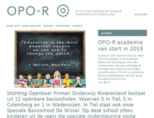 Tablet Screenshot of opo-r.nl